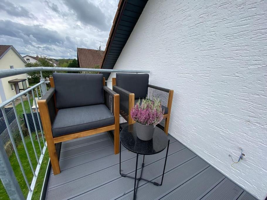 Charmantes Apartment Mit Balkon Mindelheim Eksteriør billede